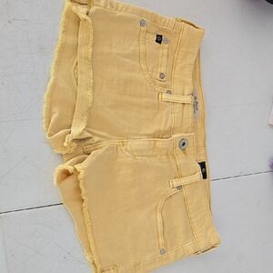 Ag Adriano Goldschmied Yellow Women Shorts